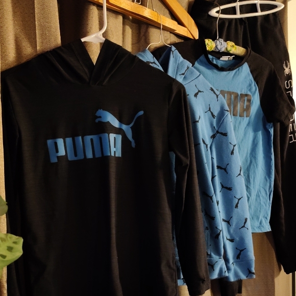 Puma Kids Matching Set - Black and Blue - Picture 2 of 8
